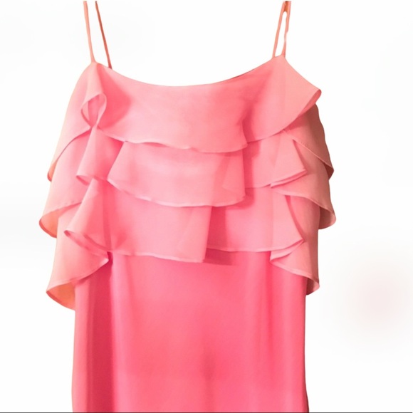Vintage Cache Pink OMBRÉ Maxi Evening Dress, Sz 8 - Picture 1 of 5